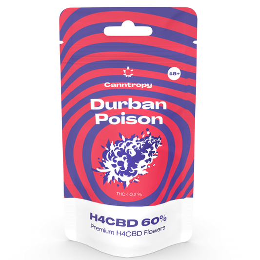 Canntropy H4CBD virág Durban Poison 60 %, 1 g - 100 g