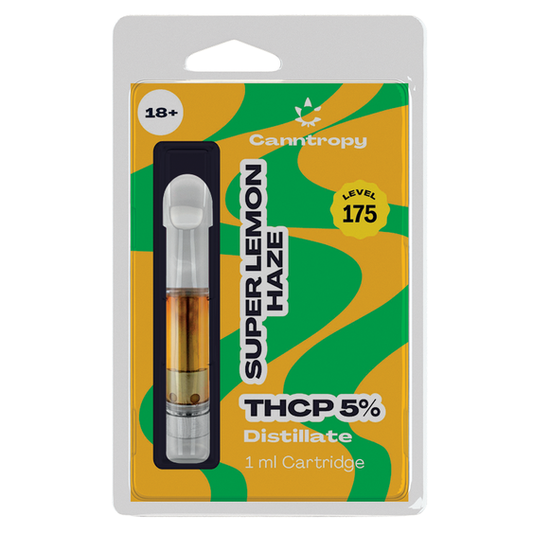 Canntropy THCP Cartridge Super Lemon Haze - 5% THCP, 90% CBD, 1 ml